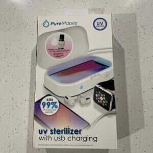 UV Phone Sanitizer & Wireless Charger UVC Light Box Fast Cleaning Airpods Watch